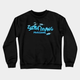 Scuba diving t-shirt designs Crewneck Sweatshirt